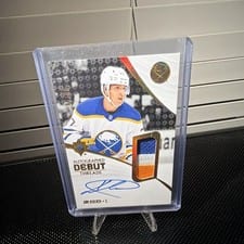 2023-24 Upper Deck Ultimate Collection Debut Threads Jiri Kulich #ADT-JK card