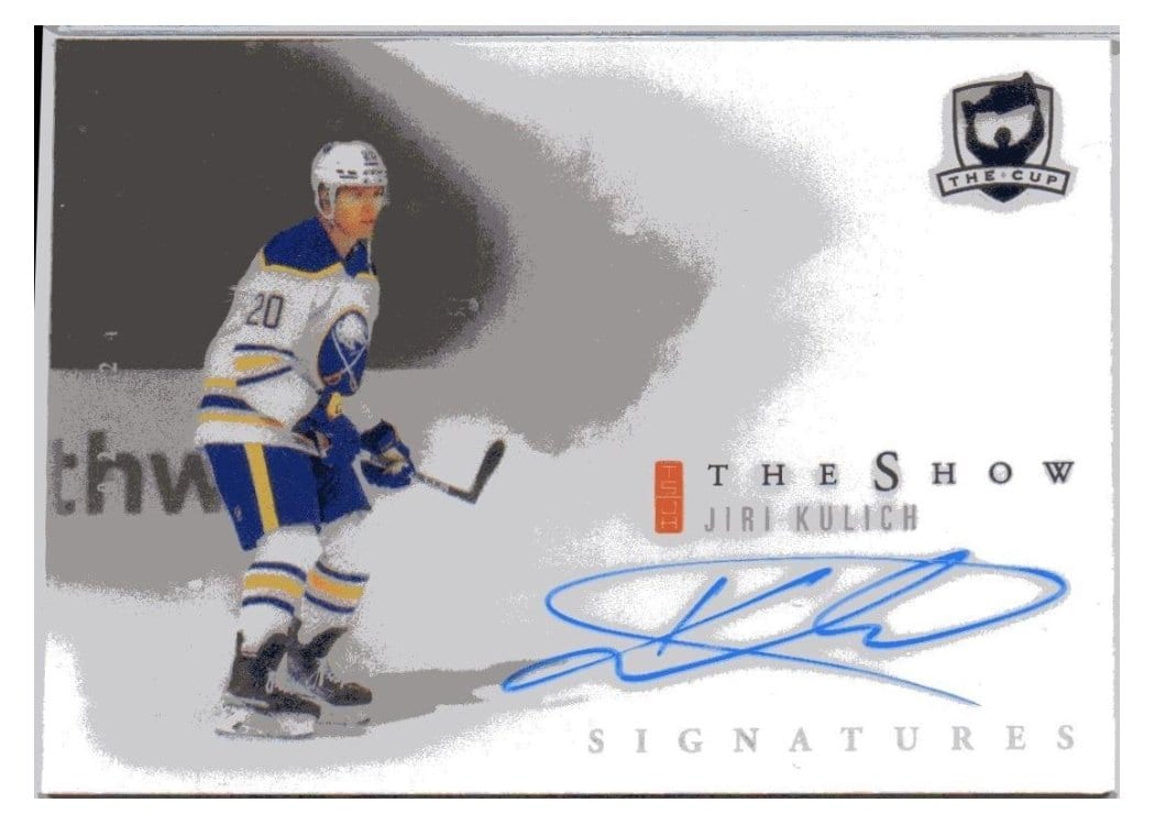 2023 Upper Deck The Cup Show White Autograph Jiri Kulich #SW-JK card
