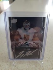 2023-24 SPx UD Black Lustrous Rookie Signatures Jiri Patera #LRA-JP card