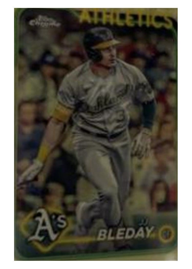 2024 Topps Chrome Base Set JJ Bleday #190 card