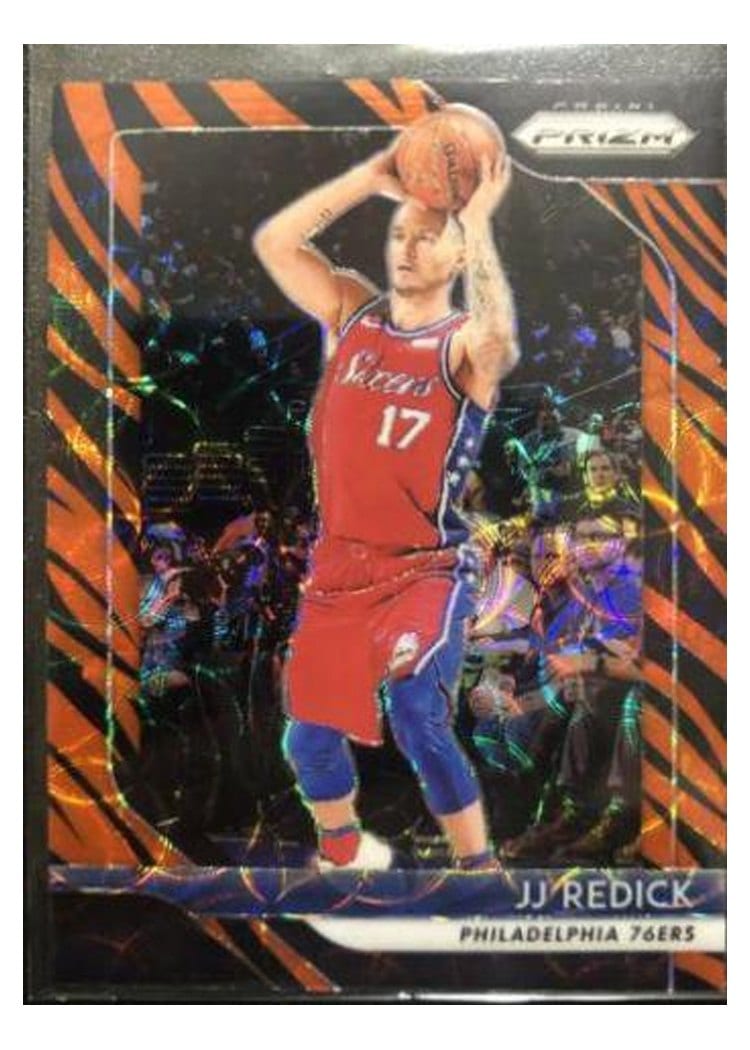 2018-19 Panini Prizm Base Set JJ Redick Tiger Stripe Choice Prizm #239 card