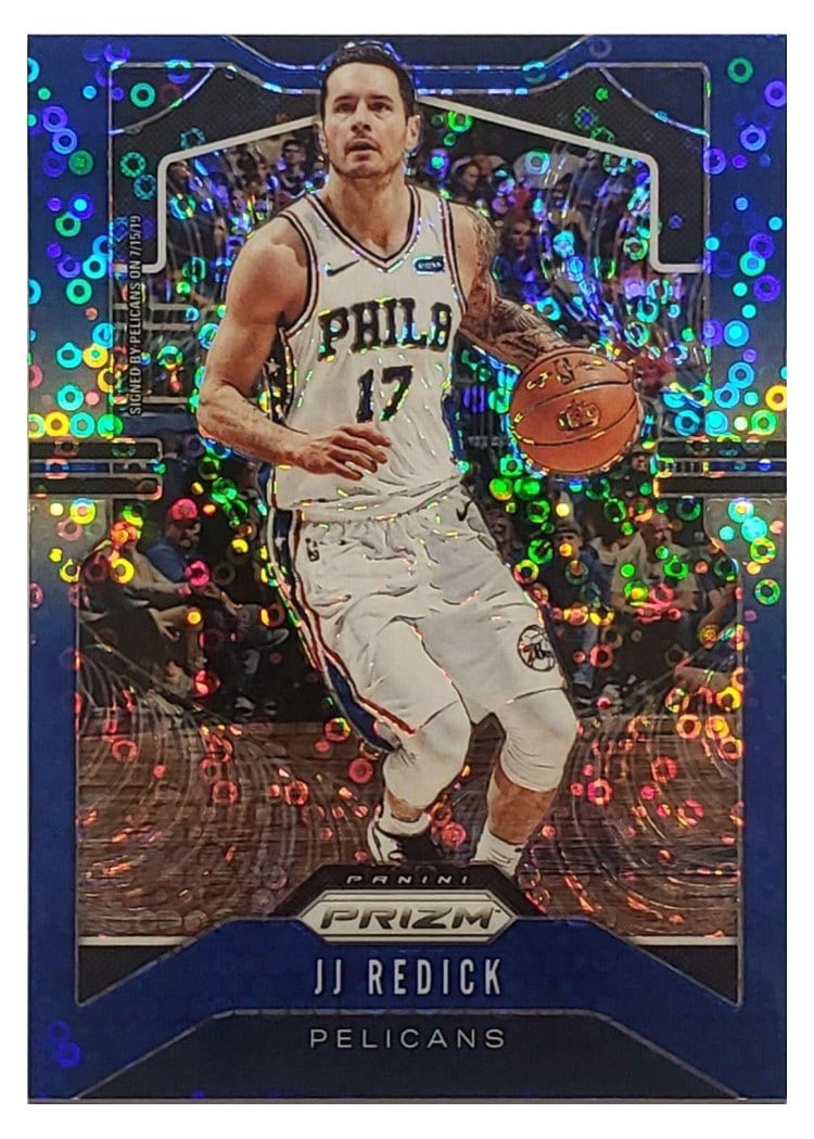 2019-20 Panini Prizm Base Set JJ Redick Fast Break Prizm Blue #36 card