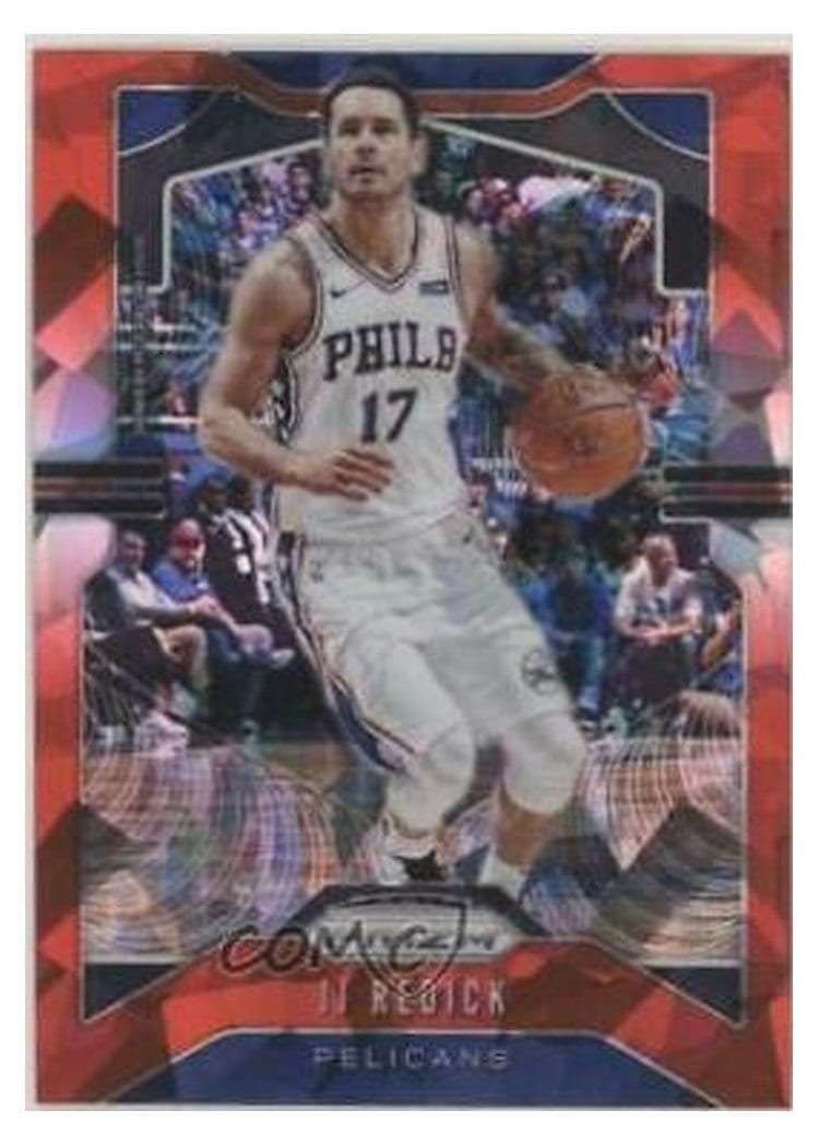 2019-20 Panini Prizm Base Set JJ Redick Red Ice Prizm #36 card