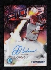 2025 Bowman Chrome Adios Autographs JJ Wetherholt #AAV-JJW card