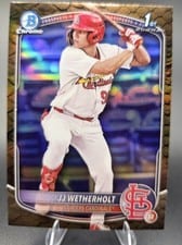 2025 Bowman Chrome Prospects JJ Wetherholt #BCP-22 card