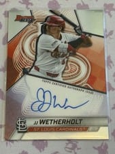 2025 Bowman's Best Best of 2025 Autographs JJ Wetherholt #B25-JJW
