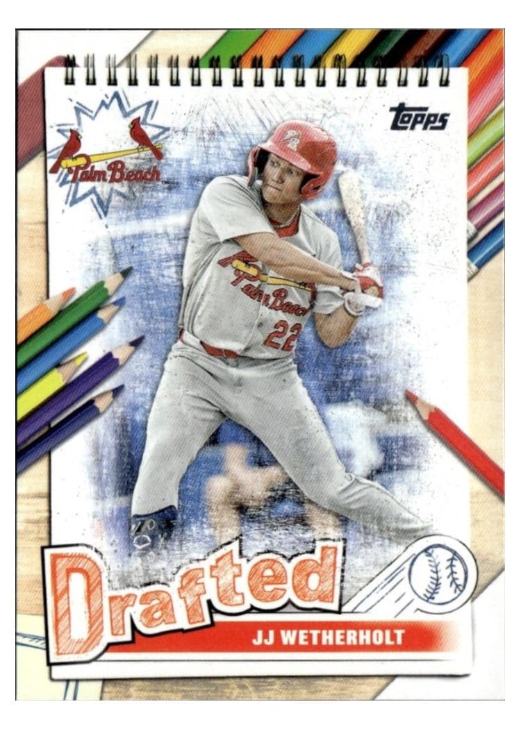 2025 Topps Pro Debut Drafted JJ Wetherholt #DF-8 card