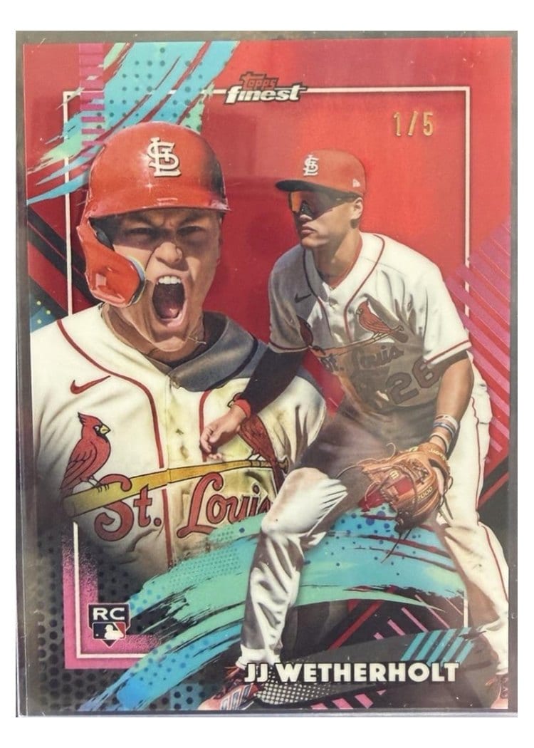 2026 Topps Finest JJ Wetherholt #327 card
