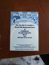 2026 Topps Tier One Break Out Autographs JJ Wetherholt #BOA-JW