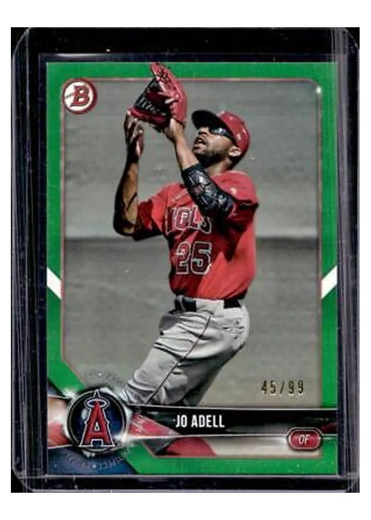 2018 Bowman Draft Base Set Jo Adell #BD-107 card