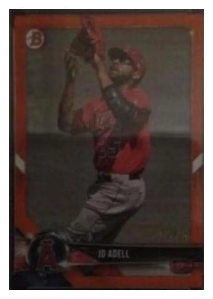 2018 Bowman Draft Base Set Jo Adell #BD-107 card
