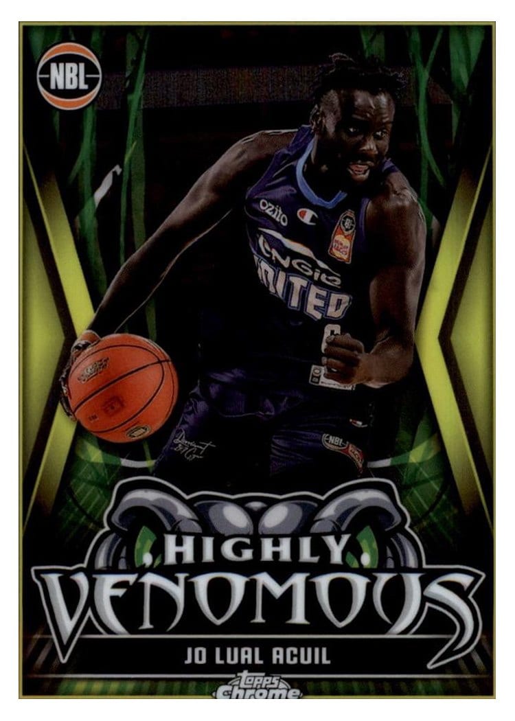 2023-24 Topps Chrome NBL Highly Venomous Jo Lual Acuil #HV-8 card