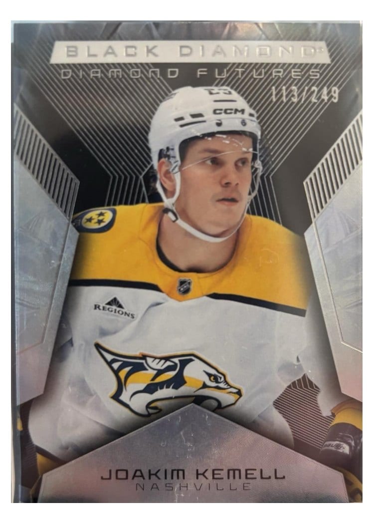 2025-26 Upper Deck Black Diamond Diamond Futures Joakim Kemell #BDF-JK card