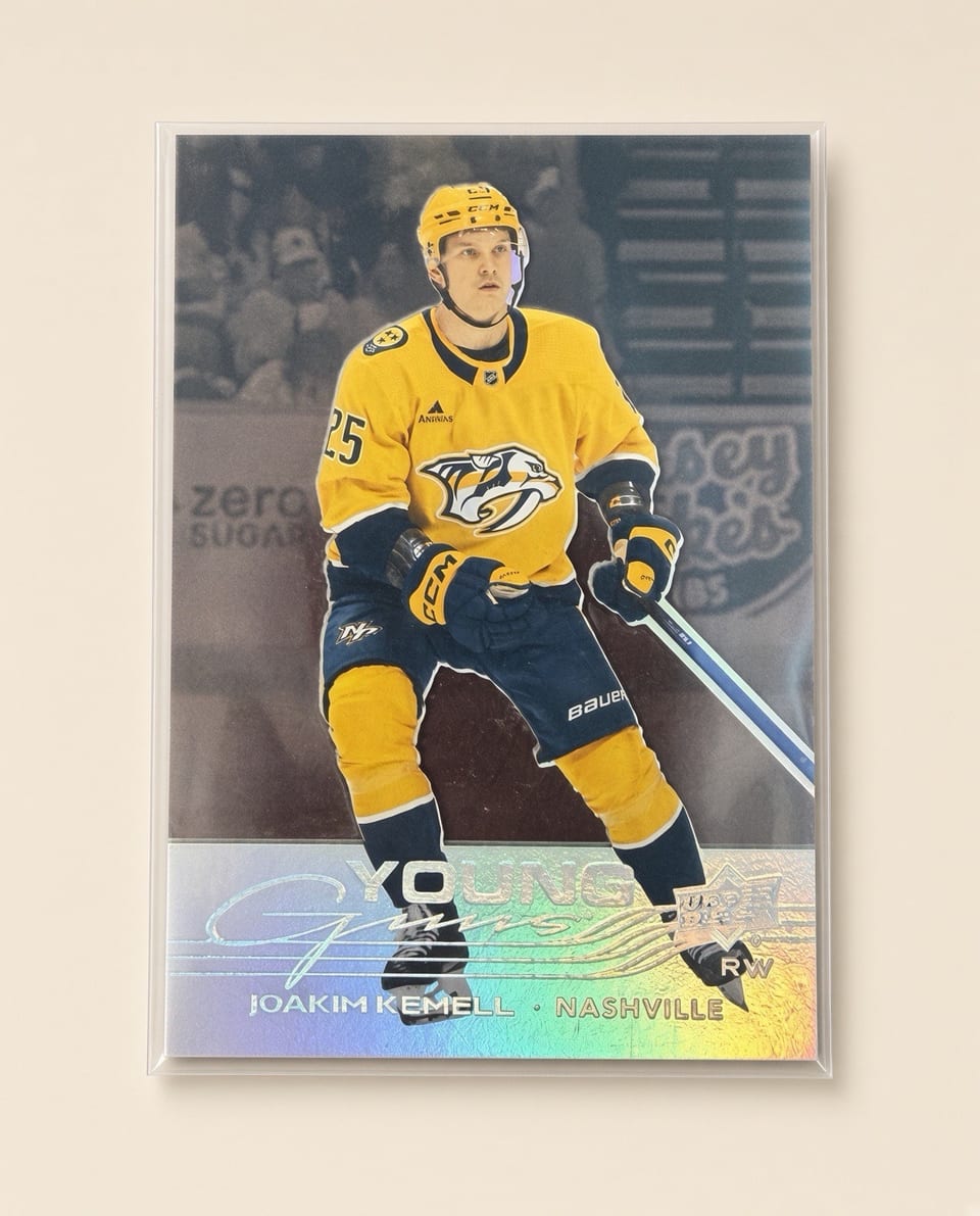 2025-26 Upper Deck Young Guns Acetate Joakim Kemell #237 card