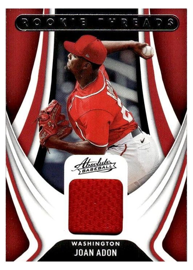 2022 Panini Absolute Rookie Threads Joan Adon #RT-JA card