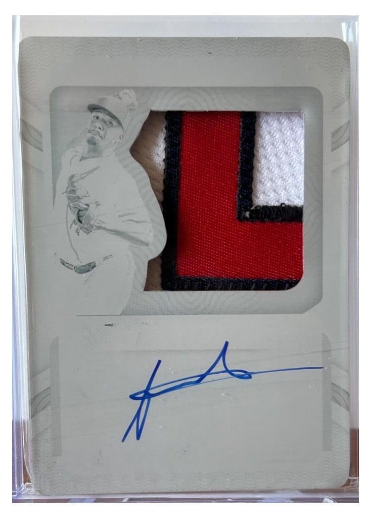 2022 Panini National Treasures Rookie Silhouette Signatures Joan Adon #RSS-JA card