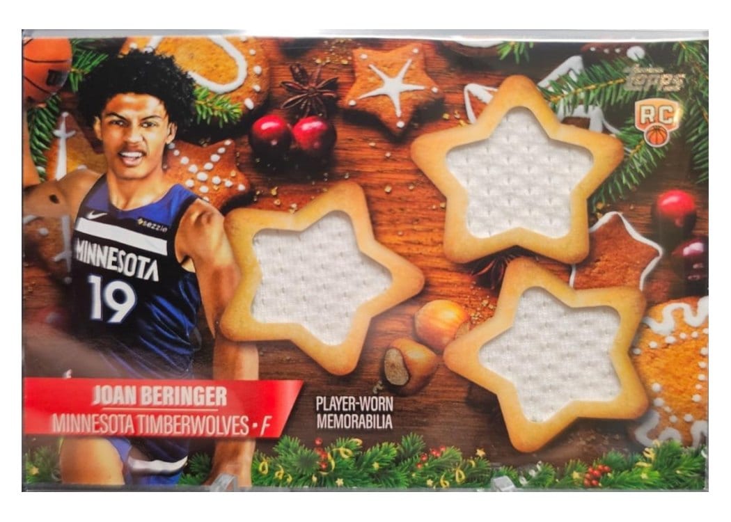 2025-26 Topps Holiday Holiday-Shaped Relics Joan Beringer #HSR-13 card