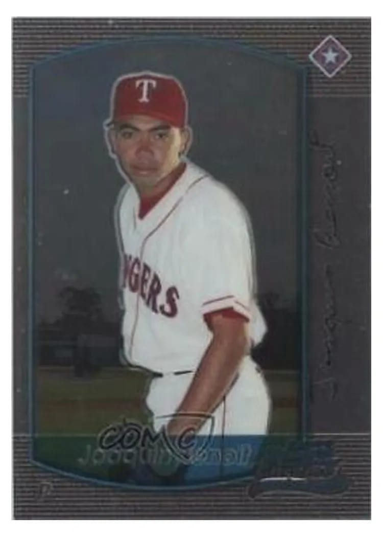 2000 Bowman Chrome Draft Picks Joaquin Benoit #36 card