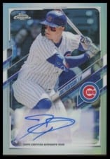 2021 Topps Chrome Update Autograph Joc Pederson #CUSA-JP card