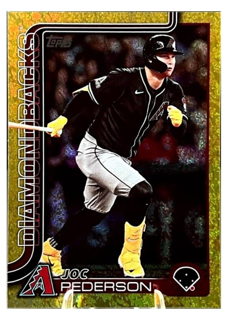 2025 Topps Base Set Joc Pederson Gold Foil #127 card