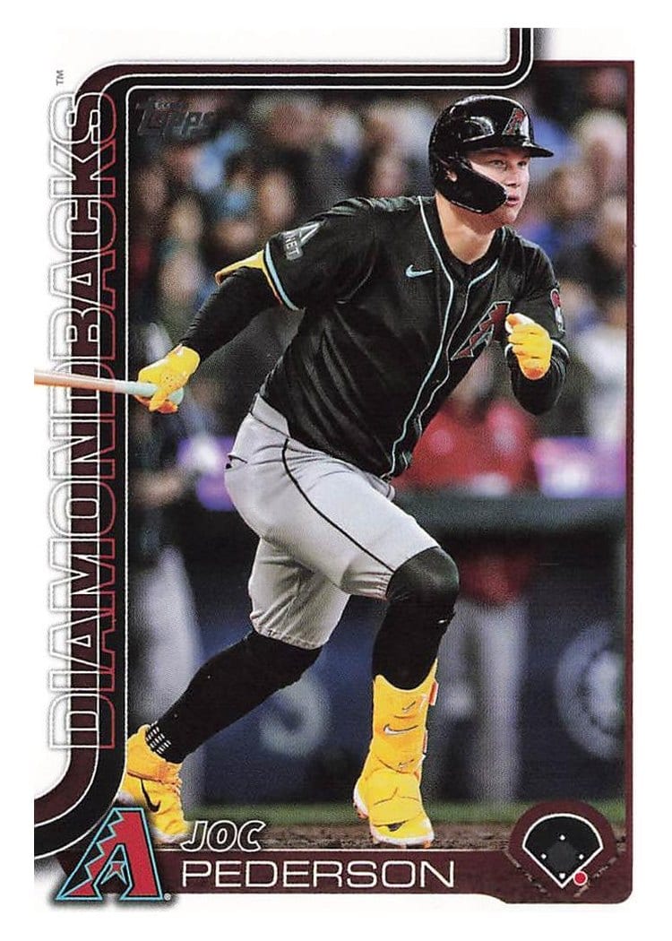 2025 Topps Base Set Joc Pederson #127 card