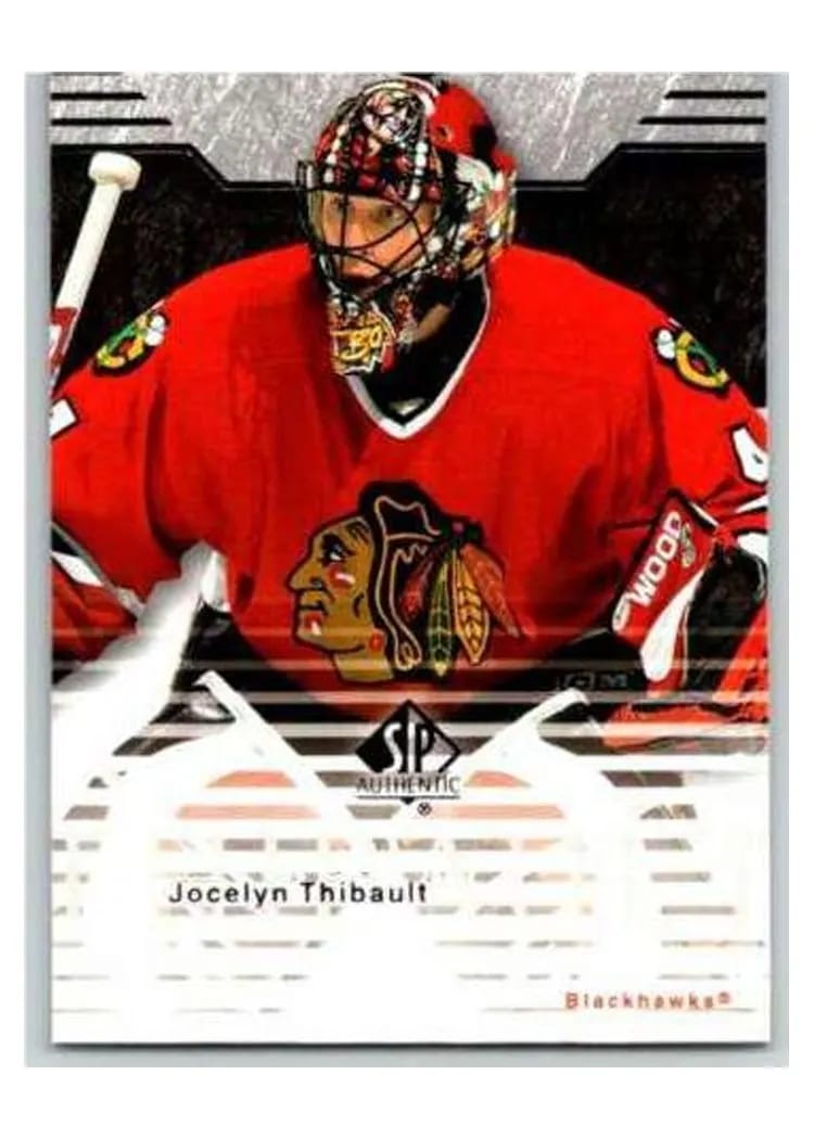 2003 SP Authentic Jocelyn Thibault #17 card