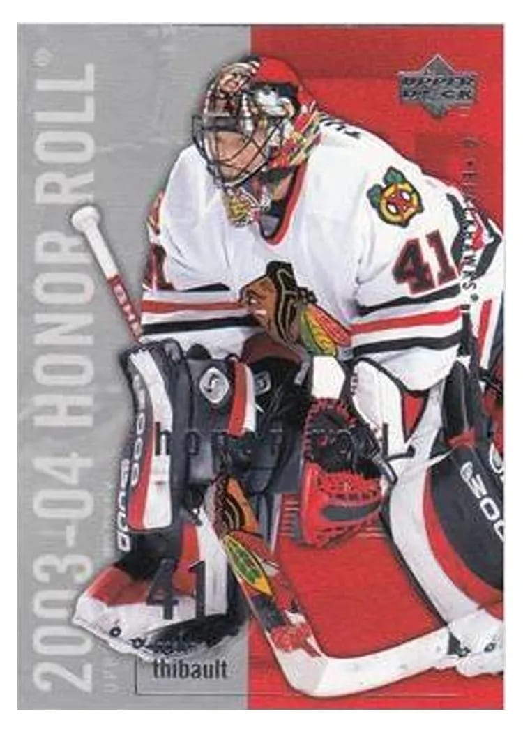 2003 Upper Deck Honor Roll Jocelyn Thibault #15 card