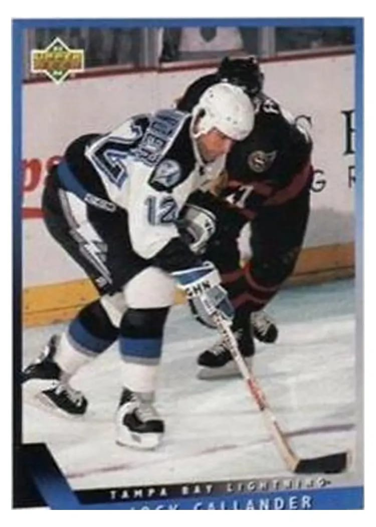 1993 Upper Deck Jock Callander #10 card
