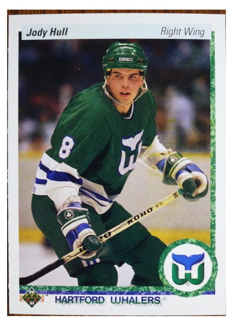 1990 Upper Deck Jody Hull #322 card