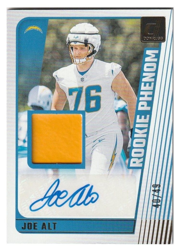 2024 Donruss Rookie Phenom Jersey Autographs Joe Alt #RJA-JAL