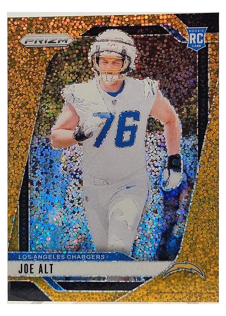 2024 Panini Prizm Base Set Joe Alt Gold Sparkle #353 card