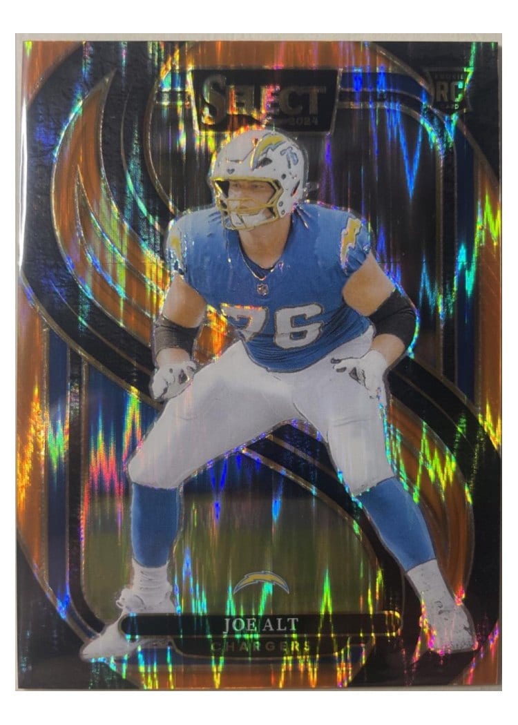 2024 Panini Select Base Set Joe Alt Orange Prizm Shock #159 card
