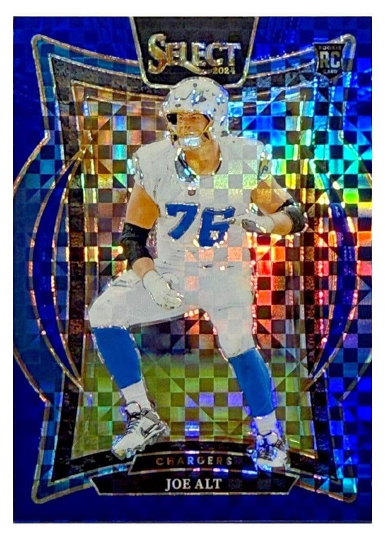 2024 Panini Select Base Set Joe Alt Blue Prizm #82 card