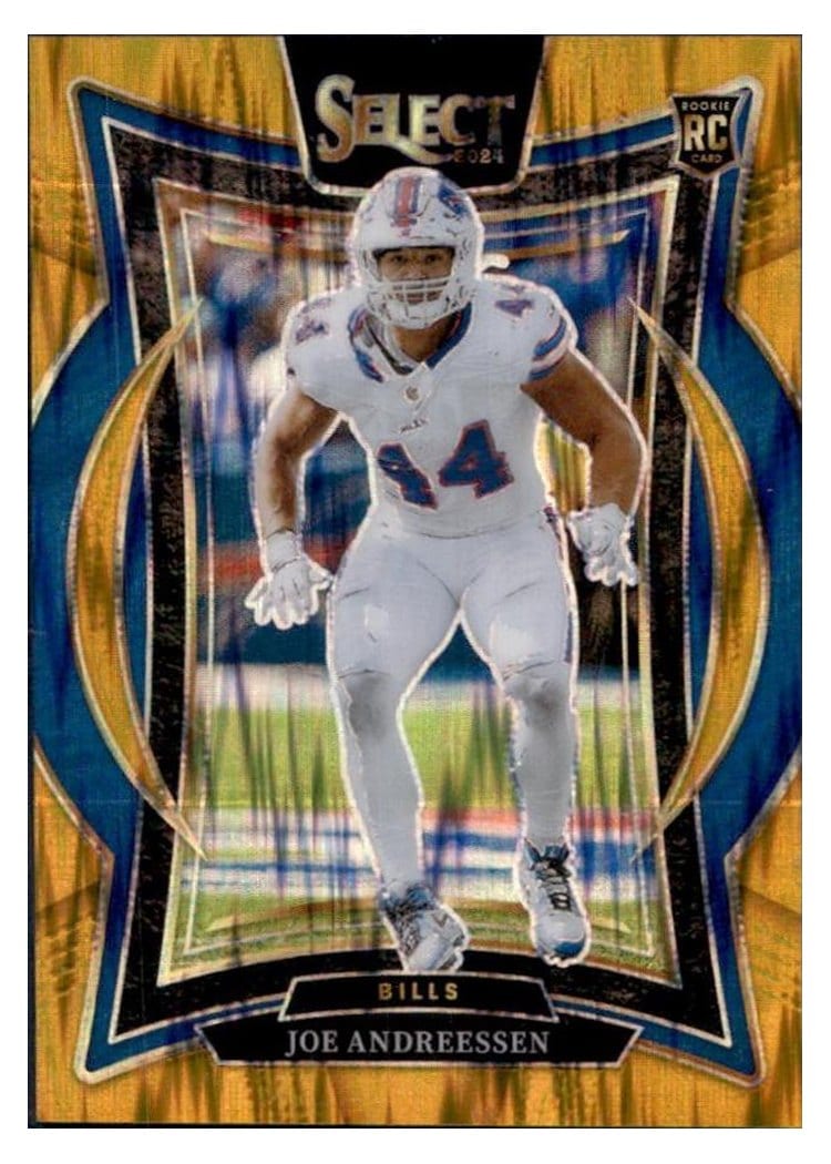 2024 Panini Select Base Set Joe Andreessen Gold Prizm Shock #20 card