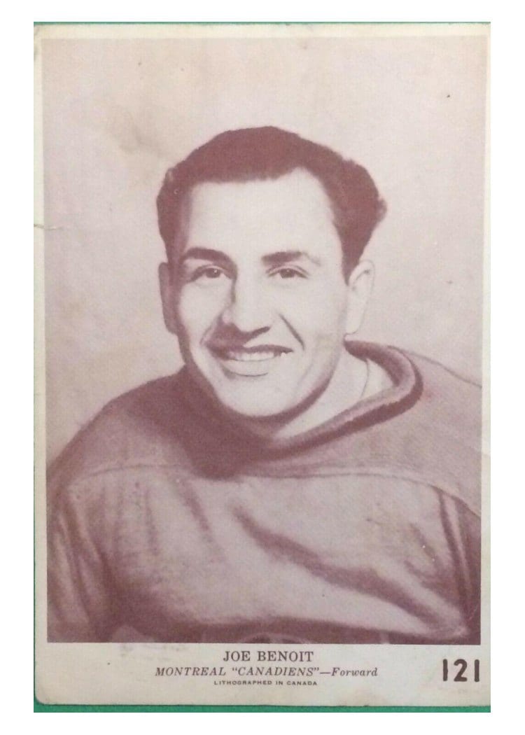 1940 O-Pee-Chee V301-2 Joe Benoit #121 card