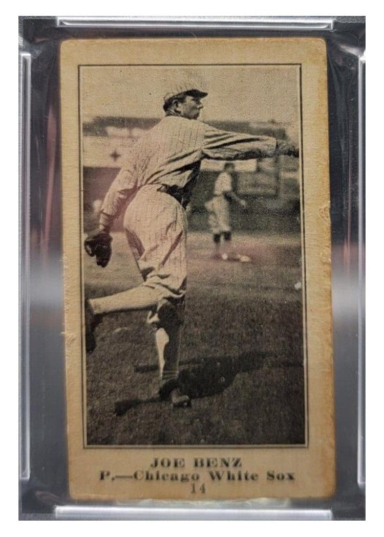 1916 Famous & Barr Co Joe Benz #14 card