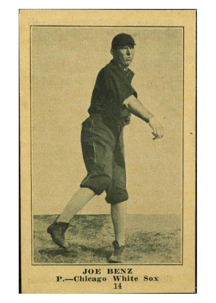 1917 Collins McCarthy Joe Benz #14 card