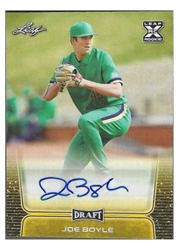 2020 Leaf Draft Retail Autographs Joe Boyle #BA-JB1 card