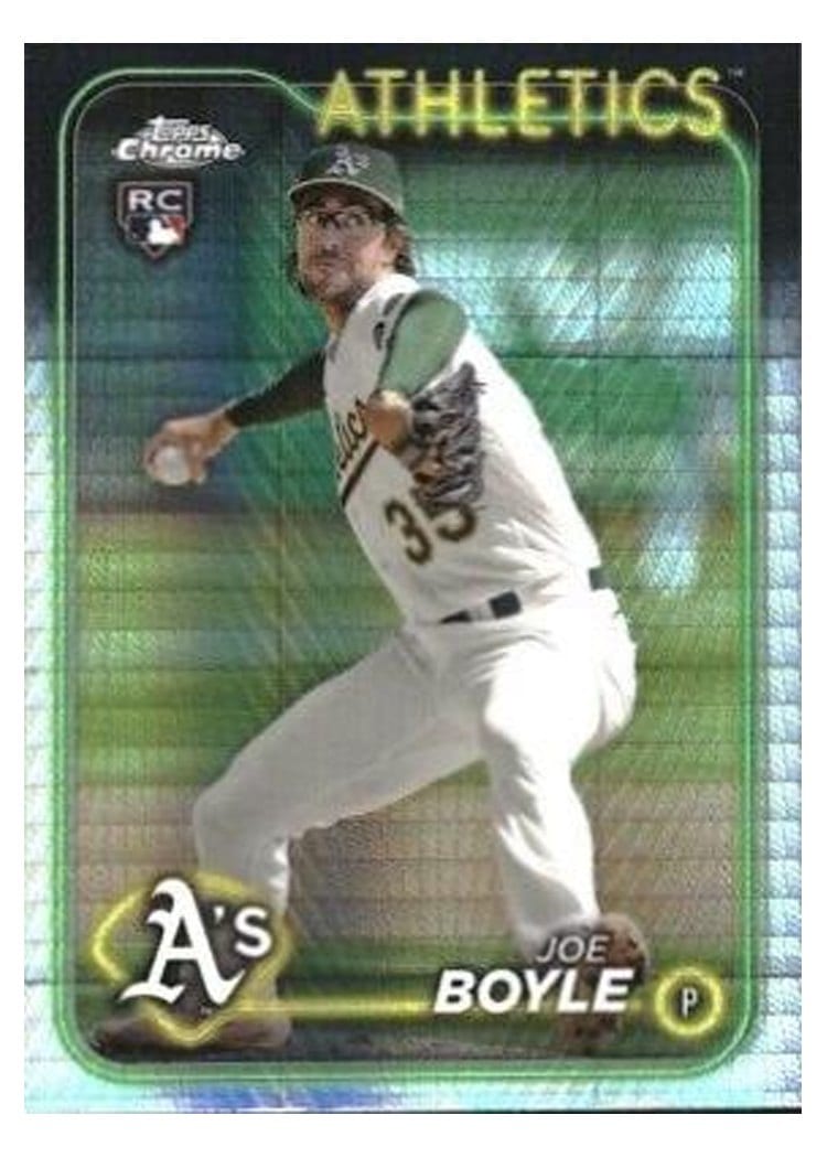 2024 Topps Chrome Joe Boyle #91 card