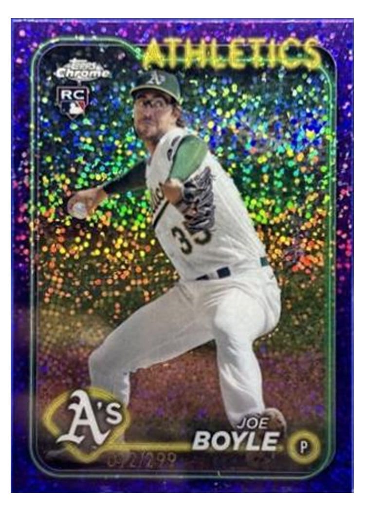 2024 Topps Chrome Joe Boyle #91 card