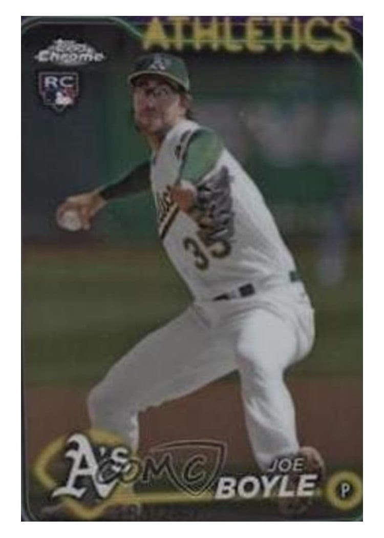 2024 Topps Chrome Joe Boyle #91 card