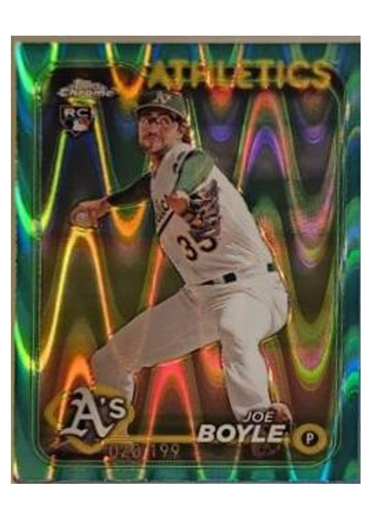 2024 Topps Chrome Joe Boyle #91 card