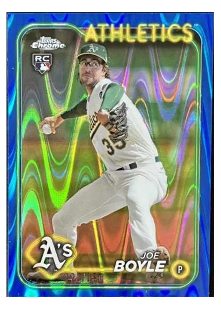 2024 Topps Chrome Joe Boyle #91 card