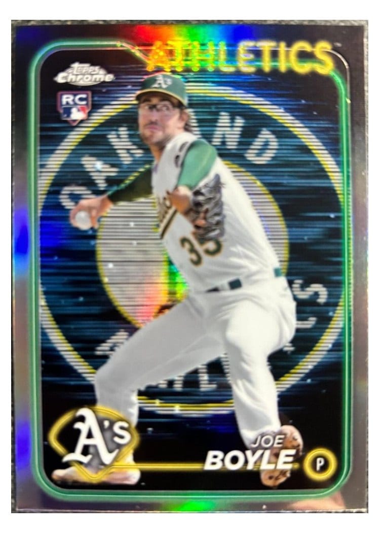 2024 Topps Chrome Joe Boyle #91 card