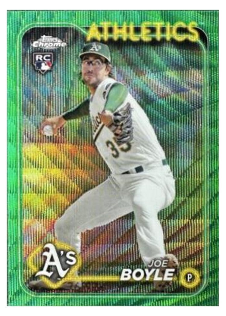 2024 Topps Chrome Joe Boyle #91 card