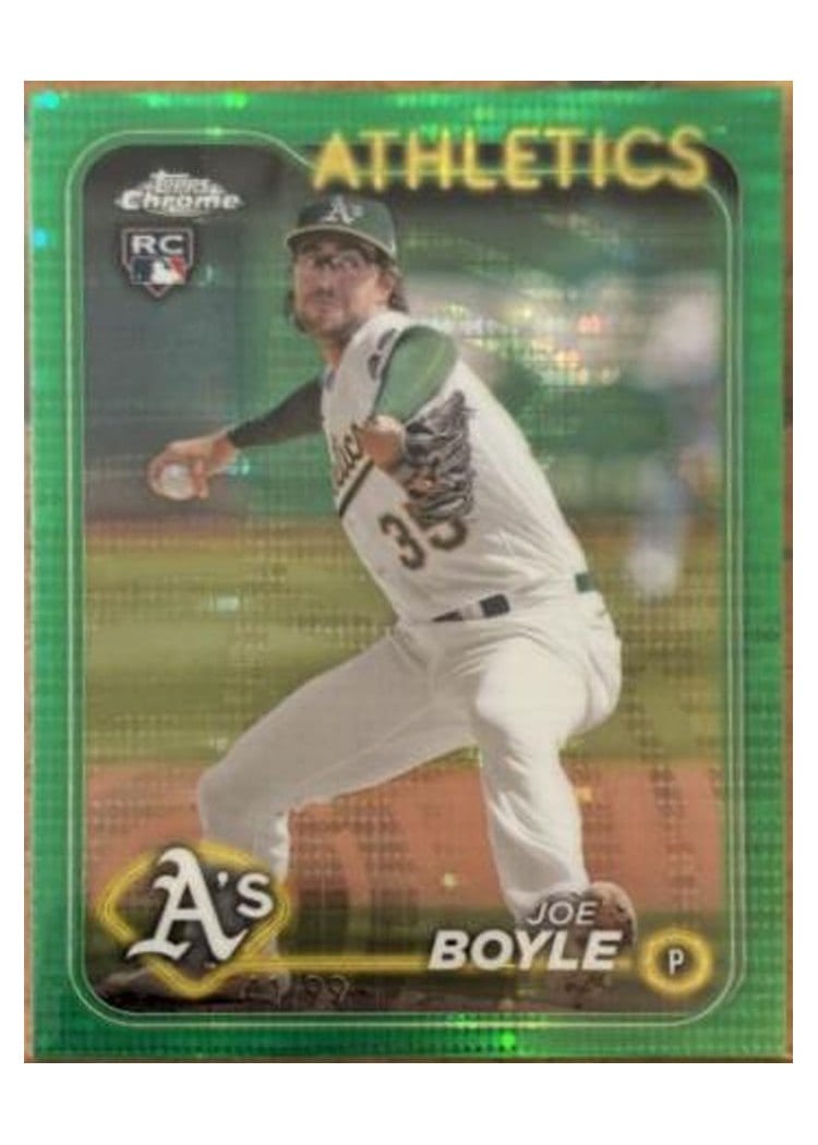 2024 Topps Chrome Joe Boyle #91 card