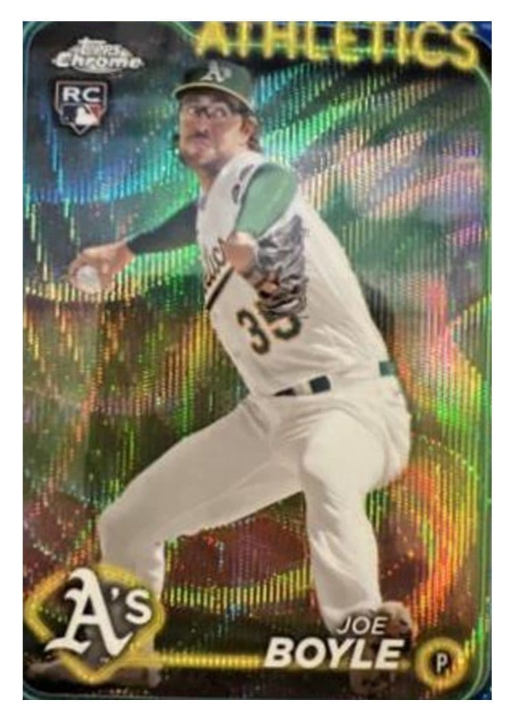 2024 Topps Chrome Joe Boyle #91 card