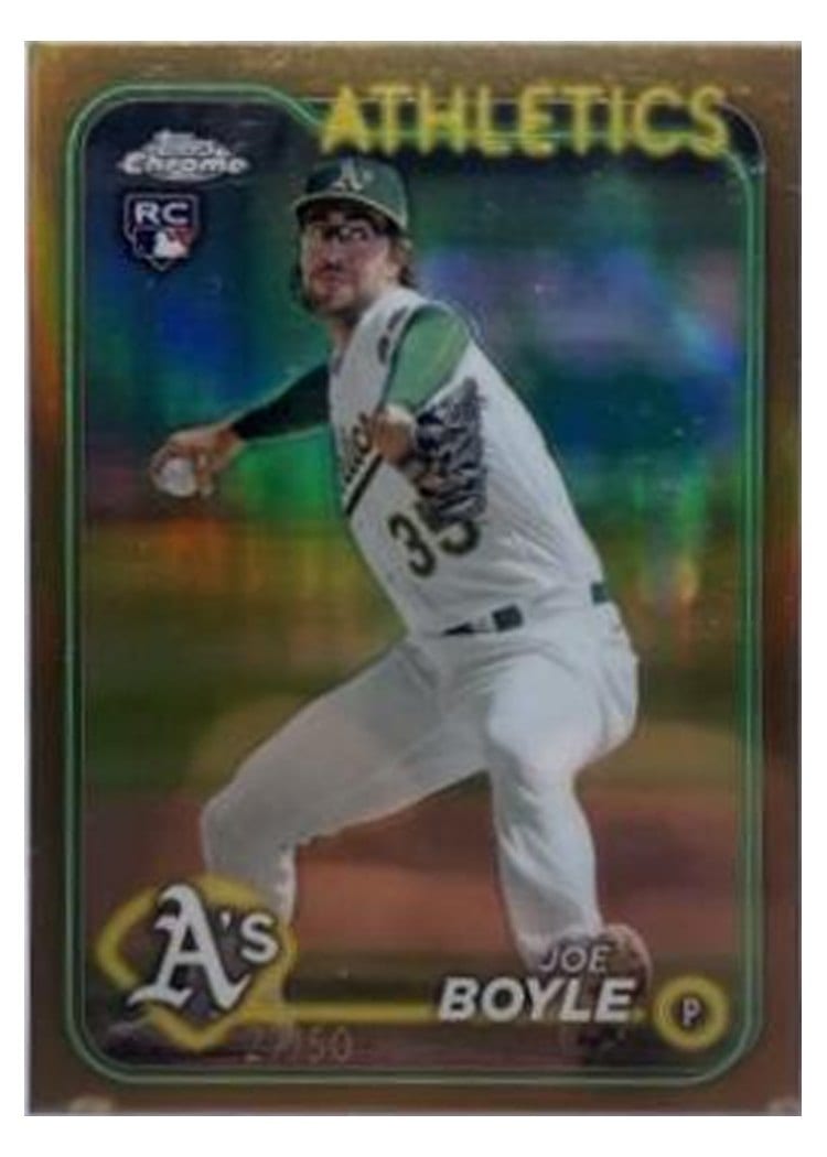 2024 Topps Chrome Joe Boyle #91 card