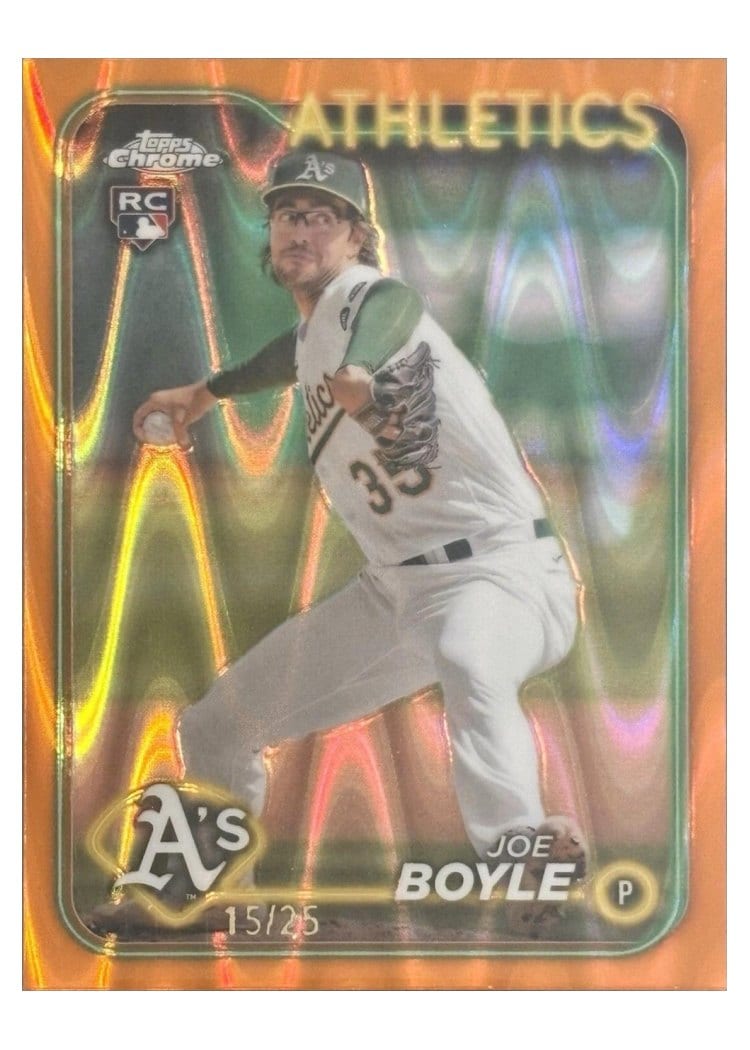 2024 Topps Chrome Joe Boyle #91 card