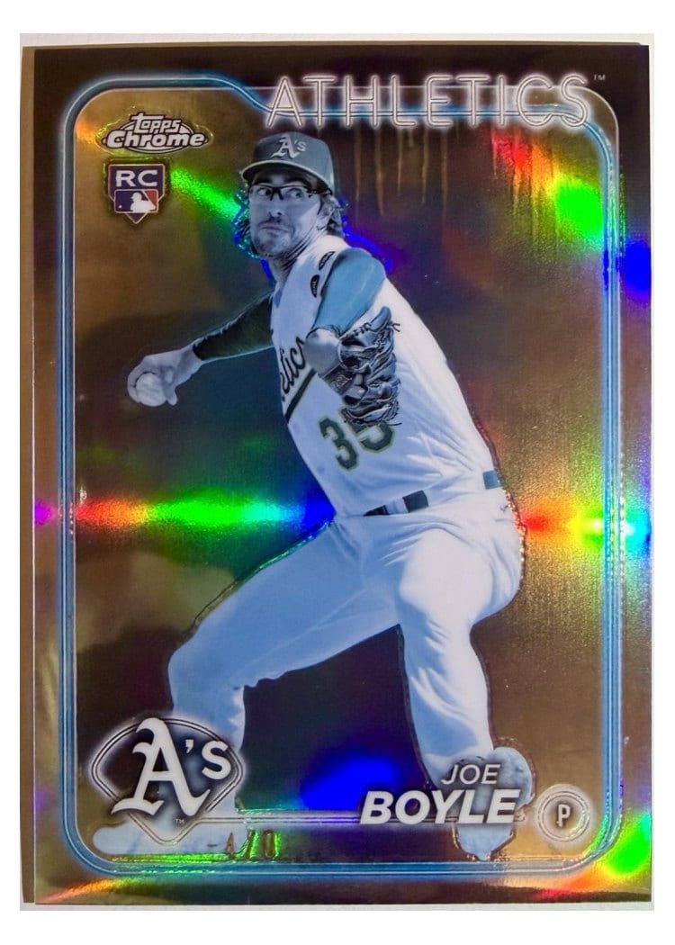 2024 Topps Chrome Joe Boyle #91 card